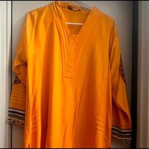 Embroidered sleeves marina kurta..